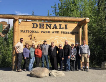 Denali national park sign
